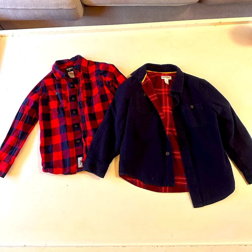 Boys button up shirts